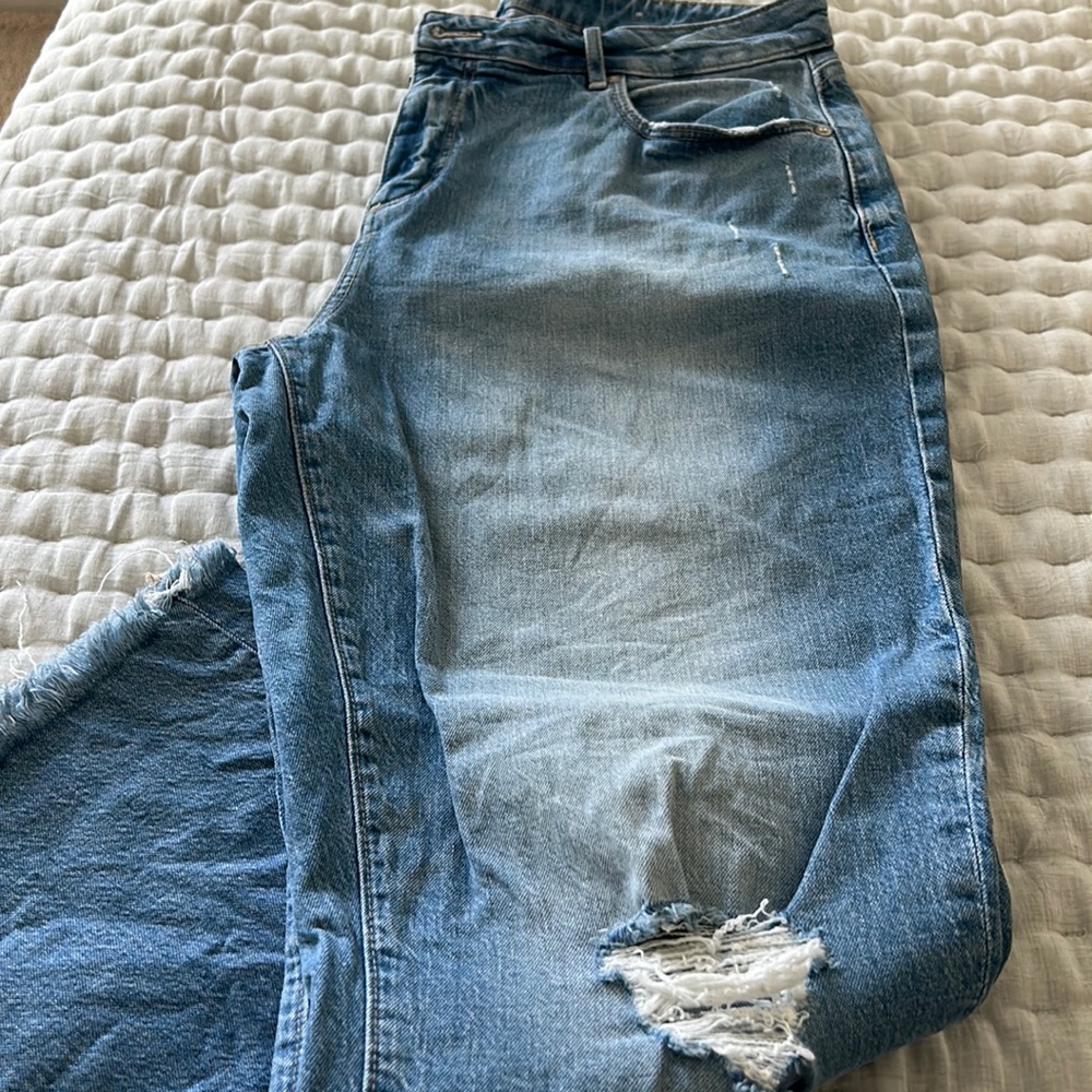 LOFT Straight Crop Jeans